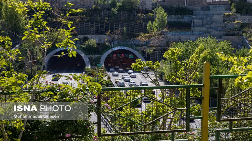باند شمالی تونل رسالت امشب مسدود میشود