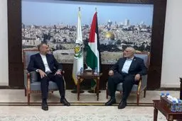 دیدار امیرعبداللهیان و هنیه در قطر درباره ابتکارات برای پایان جنگ 