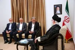 دیدار دبیرکل جنبش جهاد اسلامی فلسطین با مقام معظم رهبری / عکس

