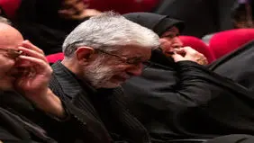گریه‌های حدادعادل در غم از دست دادن دخترش + عکس