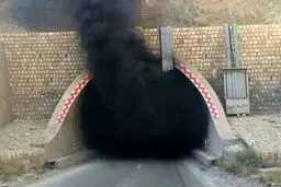 فوت ۲ نفر در تونل تنگه زاغ هرمزگان بر اثر گاز گرفتگی