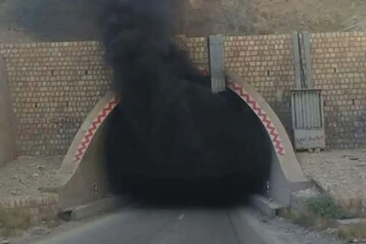 فوت ۲ نفر در تونل تنگه زاغ هرمزگان بر اثر گاز گرفتگی