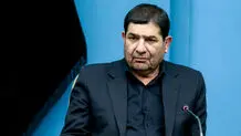 عکسی که خبرگزاری فارس از محمد مخبر در منزل یکی از شهدای جنگ ۱۲ روزه منتشر کرد