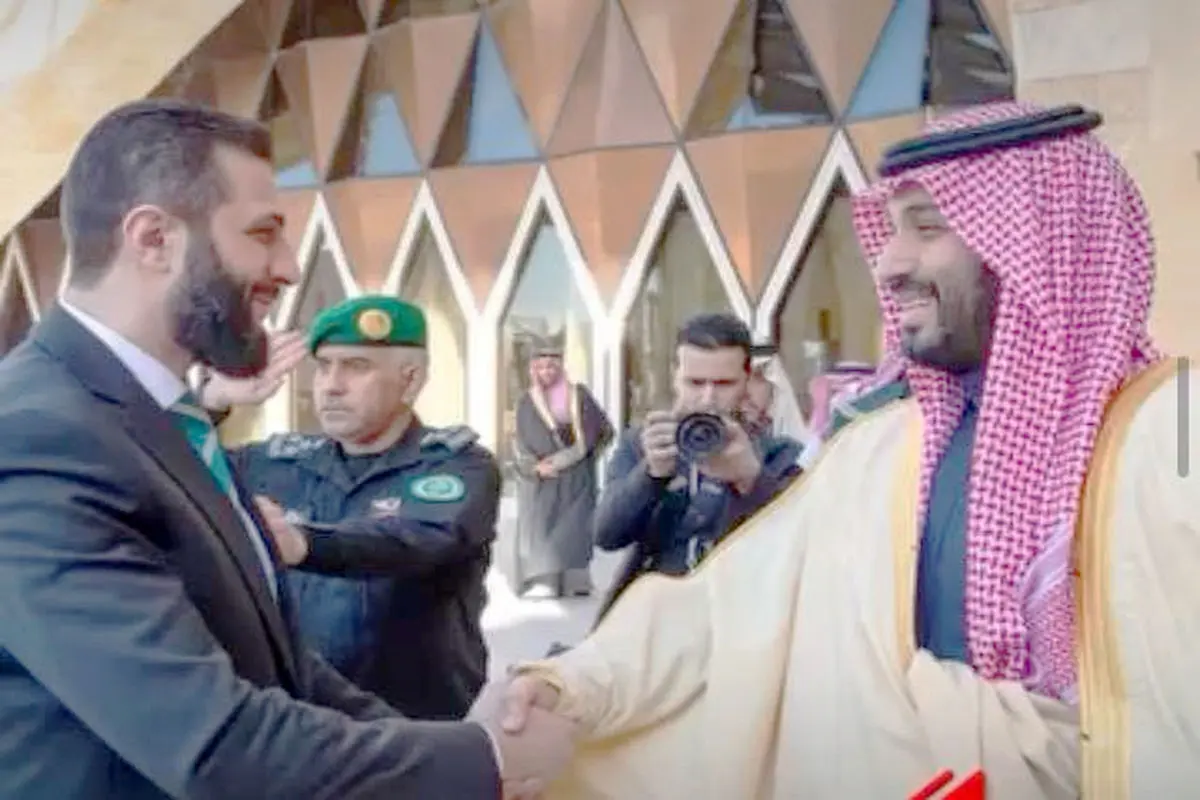 عربستان اولین میزبان  احمد الشرع

