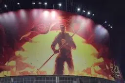رونمایی از دیوارنگاره جدید میدان ولیعصر در آستانه اربعین