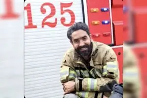 پیکر آتش نشان مشهدی تشییع شد