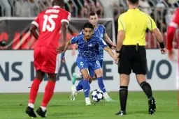 صالح حردانی بهترین بازیکن بازی استقلال و المحرق شد