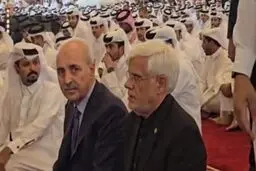 حضور معاون اول رئیس‌جمهور در نماز جمعه دوحه 