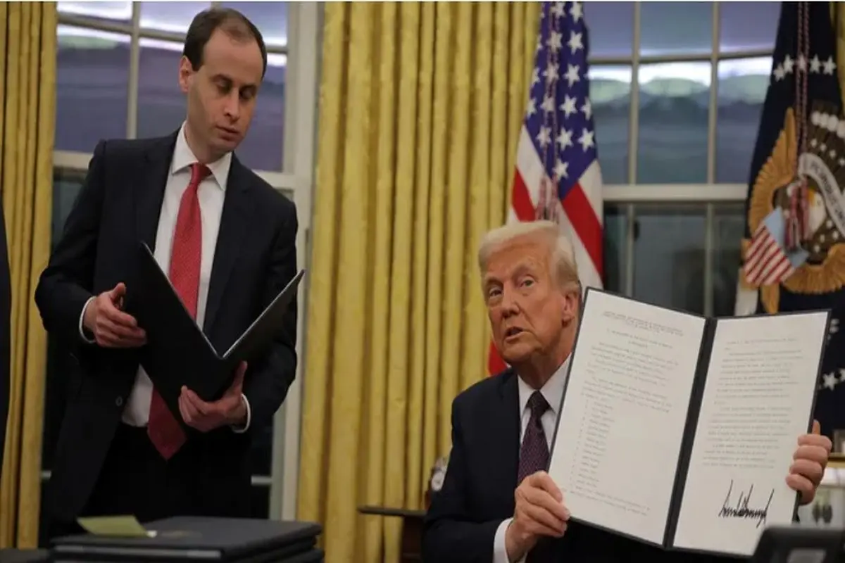 Trump sworn in as the new US president