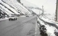 بارش برف و باران در جاده‌های ۱۷ استان کشور