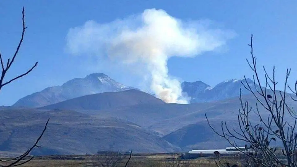 جنگل هیرکانی ابر شاهرود دچار حریق گسترده شد