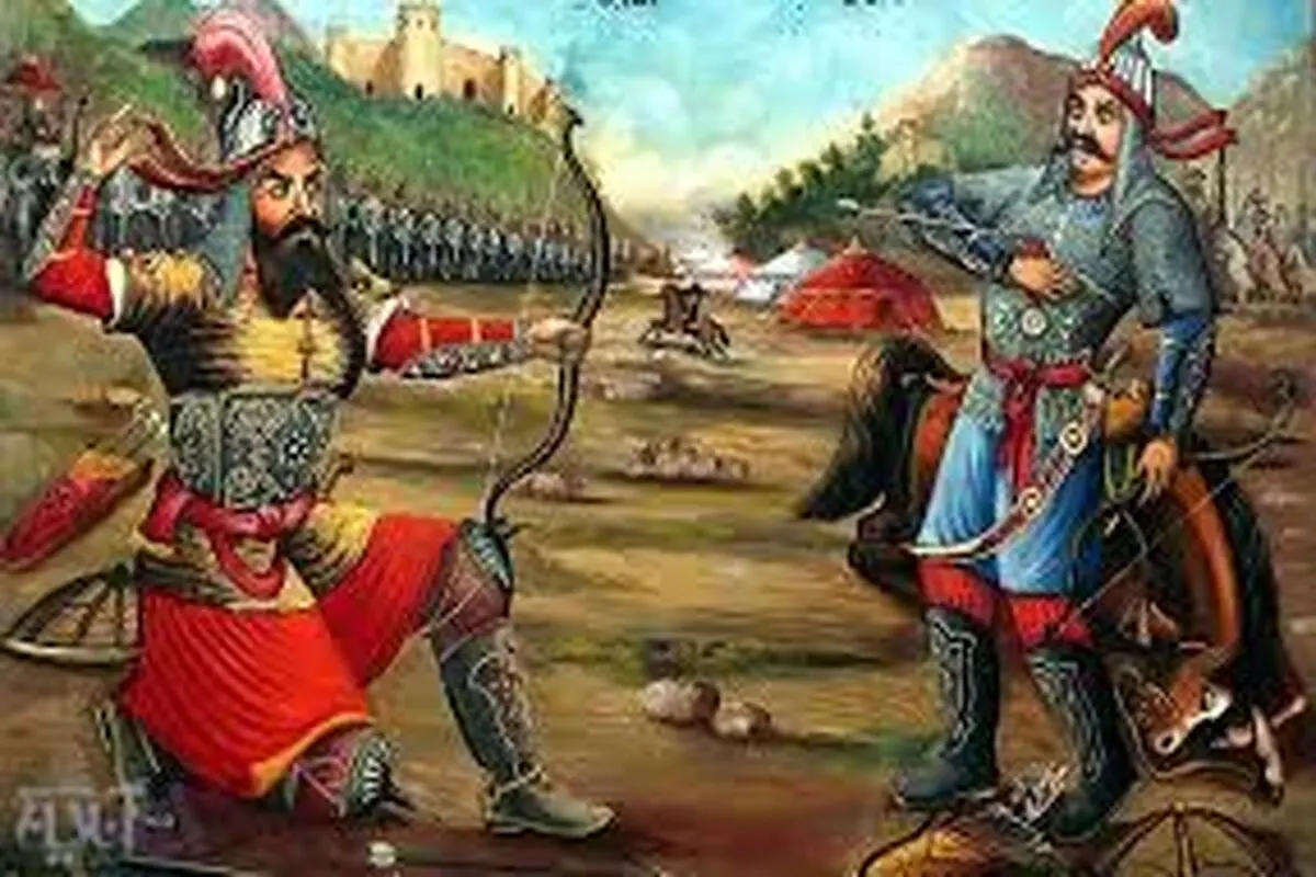 آگاهی افراسیاب از مرگ پیران

