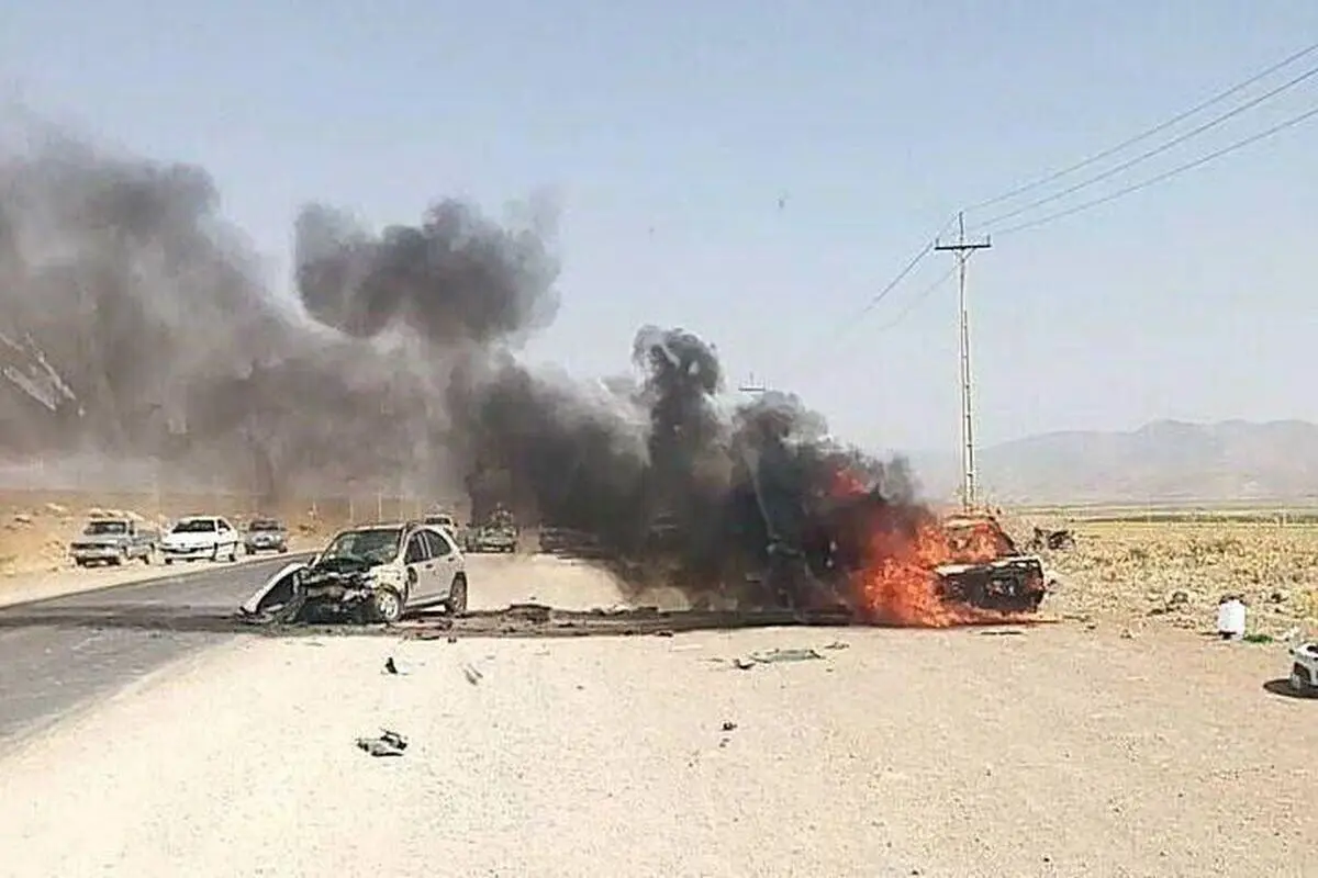 سوختن ۶ نفر در آتش سوزی پژو پارس

