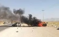 سوختن ۶ نفر در آتش سوزی پژو پارس

