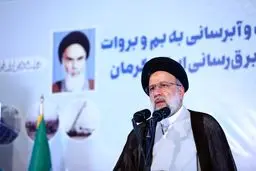 Raeisi inaugurates major water supply project in Kerman Prov.