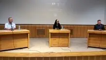 مناظره زیدآبادی و گنجی در دانشگاه شریف برگزار شد