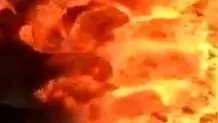  انفجار خط لوله نفت هرمزگان در بندر خمیر/ ویدئو