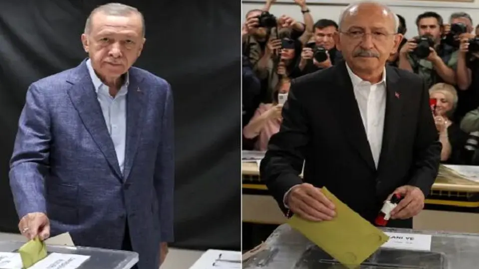 Erdogan, Kilicdaroglu, Ogan cast their votes