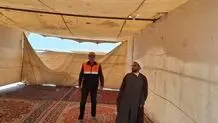 برپایی 10 چادر در مجتمع های خدماتی رفاهی استان همدان برای زائران اربعین