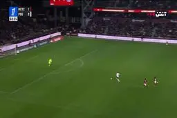 گل سوم پاری سن ژرمن به متز+ ویدئو