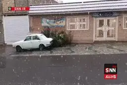 قم سفیدپوش شد + ویدیو