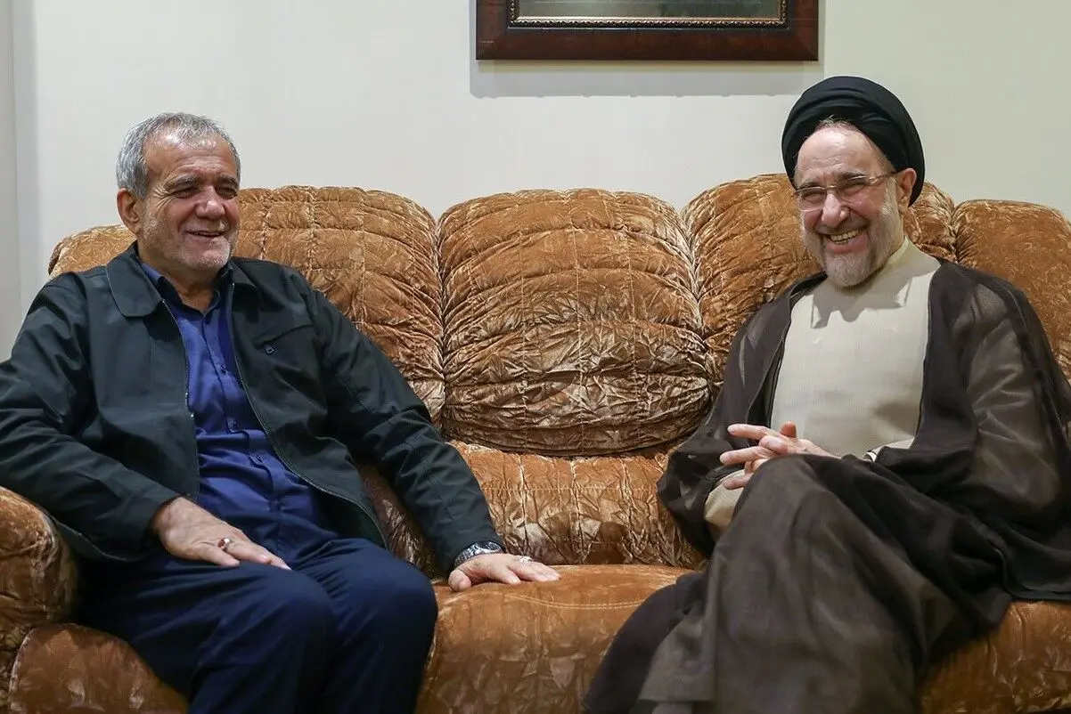 احوال پرسی پزشکیان از سید محمد خاتمی