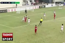 گل اول نوجوانان ایران به لبنان را ببینید + ویدیو