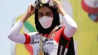 «سمیه یزدانی» قهرمان دوچرخه‌سواری ایران شد