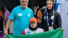 کسب مدال طلا توسط الهام صالحی در مسابقات پارادوومیدانی 

