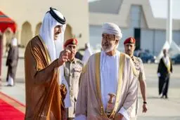 سفر اعلام نشده و خصوصی امیر قطر به عمان
