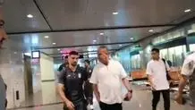 تیم ملی فوتبال وارد قطر شد + ویدئو