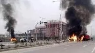 وقوع چندین انفجار شدید در فرودگاه هرات افغانستان