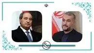 مباحثات هاتفیة بین امیر عبداللهیان وفیصل المقداد؛ طهران تؤکد على دعم المقاومة وفلسطین وسوریا 