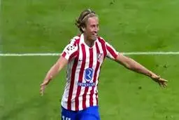 گل سوم اتلتیکو به سن ژیلوا + ویدئو