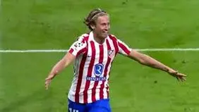 گل سوم اتلتیکو به سن ژیلوا + ویدئو