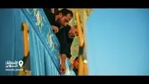 آماده سازی جایگاه وداع با رهبر شهید در مسجد جمکران + ویدیو