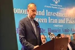 امیرعبداللهیان: اقتصادهای ایران و پاکستان مکمل یکدیگرند
