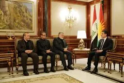 Iranian delegation meets Nechirvan Barzani in Erbil