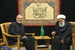 ۳ قاب صمیمی از پزشکیان و داماد آیت‌الله صافی گلپایگانی + عکس