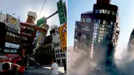 تصاویر آخرالزمانی از ریزش کوه‌ها و زلزله در تایوان/ ویدئو