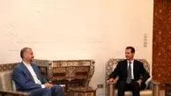 وزیر الخارجیة الایراني یلتقي الرئیس السوری في دمشق 