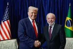 ترامپ با رئیس‌جمهور برزیل دیدار کرد
