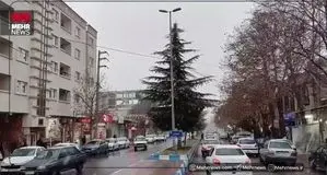 صحنه های زیبا از بارش برف در سپیدان فارس+ ویدئو