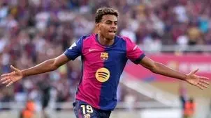 فداکاری مهم لامین یامال برای بارسلونا
