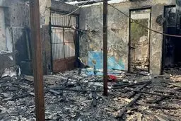 عامل آتش سوزی کمپ ترک اعتیاد لنگرود دستگیر شد/ ویدئو
