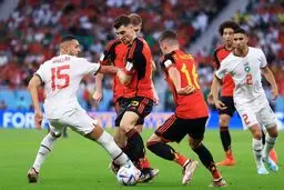 المغرب یفوز على بلجیکا بهدفین فی کأس العالم