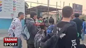 بازدید ناظر AFC از نحوه ورود تماشاگران به ورزشگاه شهدای شهر قدس + ویدیو