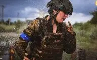 آزمون دشوار زنان اوکراینی برای اعزام به جبهه /عکس