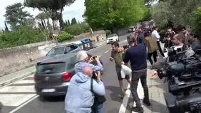 حضور معاون نخست‌وزیر ایتالیا مقابل محل برگزاری مذاکرات ایران و آمریکا