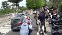 حضور معاون نخست‌وزیر ایتالیا مقابل محل برگزاری مذاکرات ایران و آمریکا